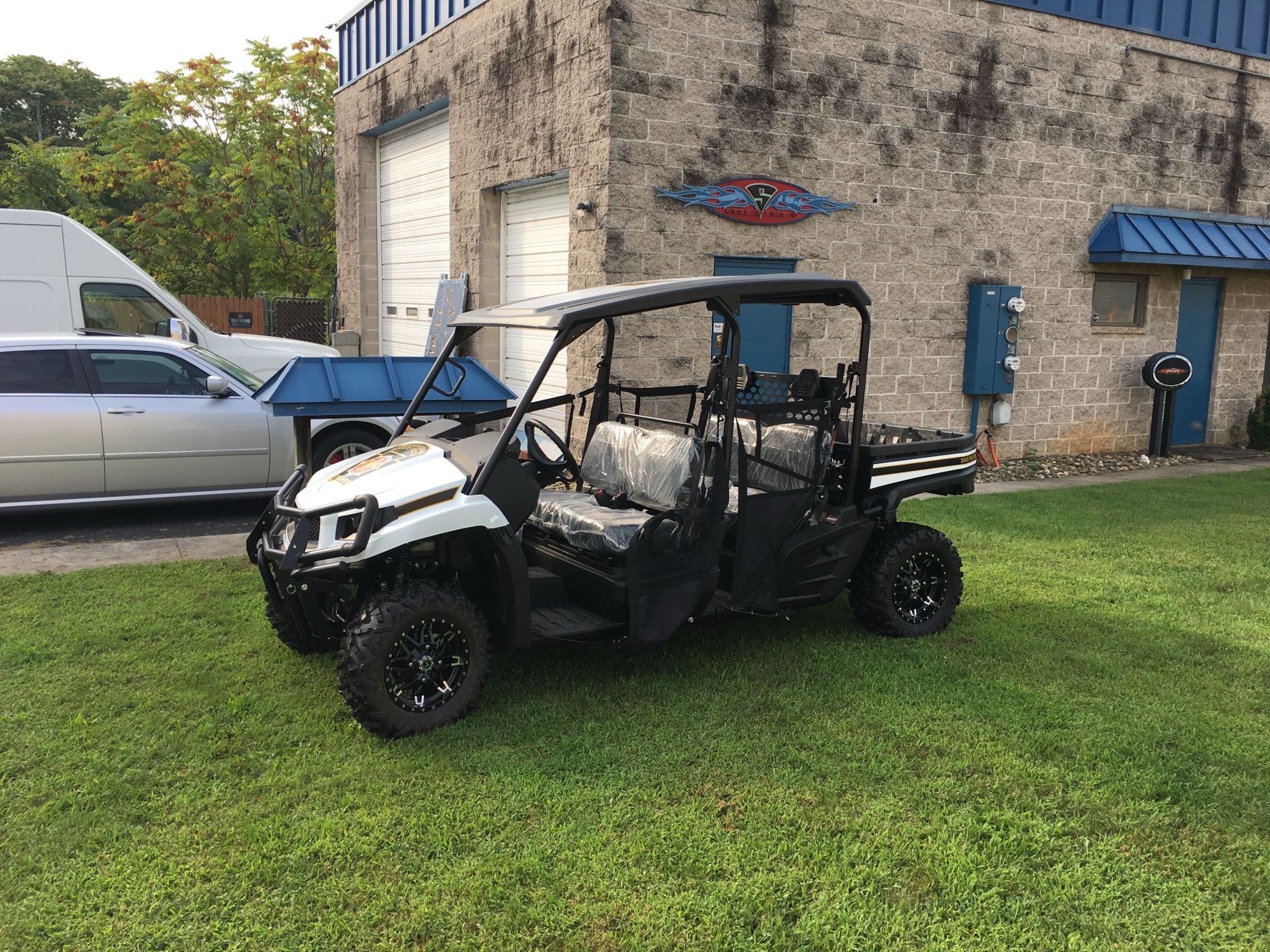 Pennsylvania State Police fleet utility vehicle with custom decal graphics